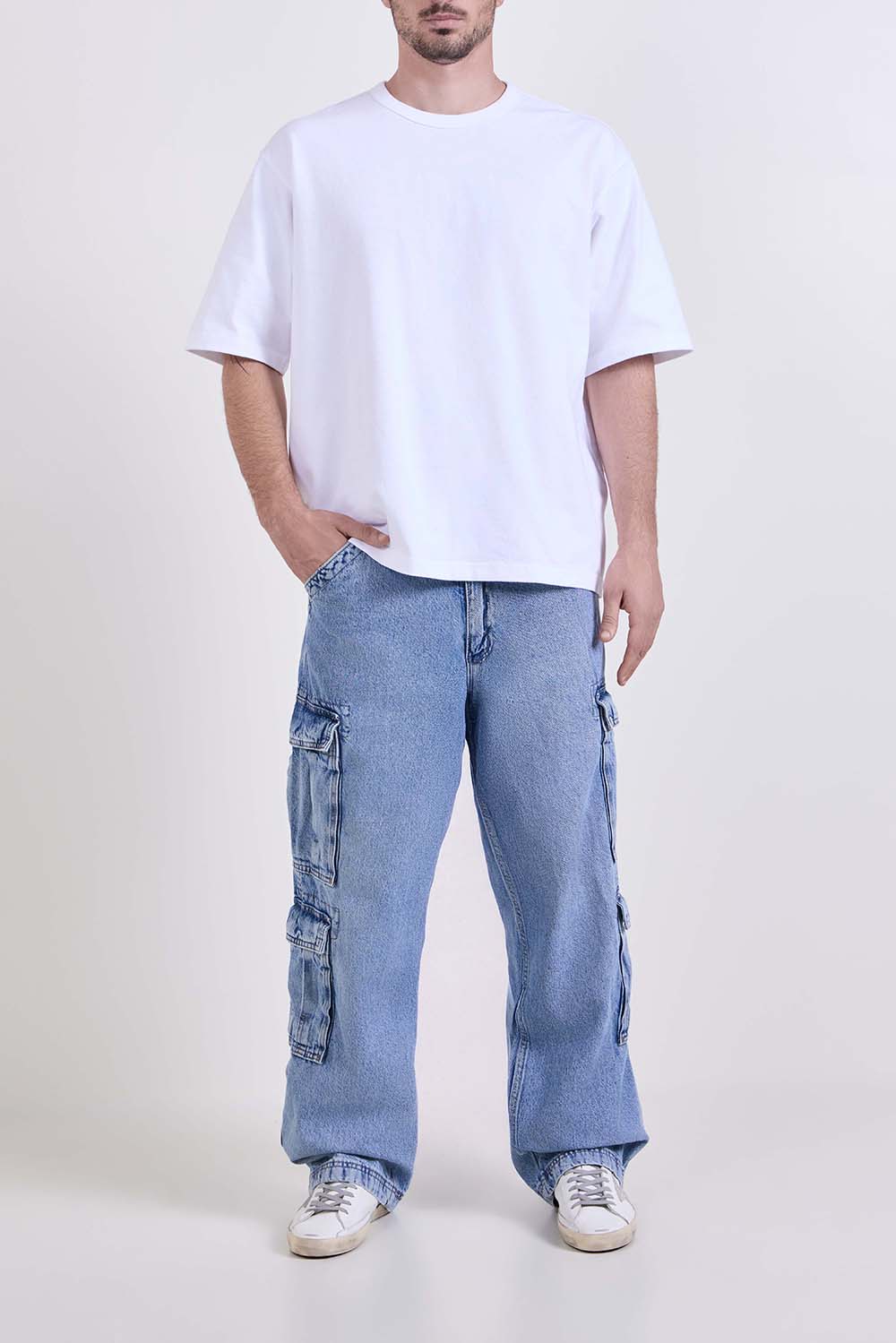 מכנסי ג'ינס באגי קרגו 578